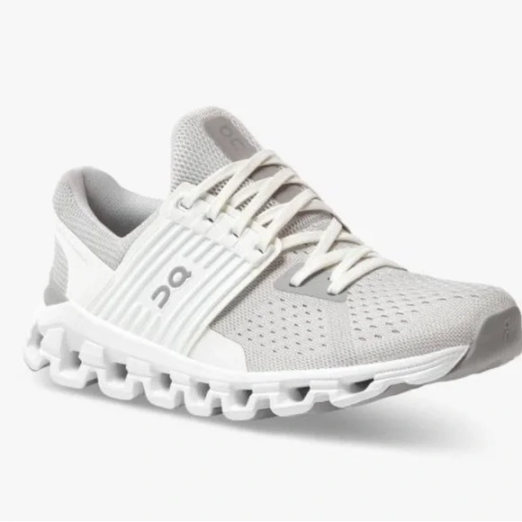 On Running Cloudswift Women's Athletic Shoes - Glacier White - Picture 3 of 16